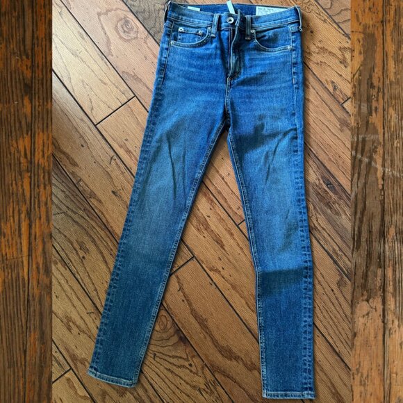 NWT Rag & Bone High Rise Ankle Skinny Jean - Picture 1 of 7